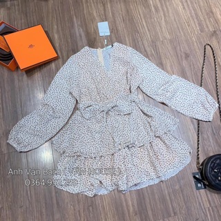 Jumsuit sort tay dài chấm bi 🔅Chất liệu :Voan,mịn đẹp