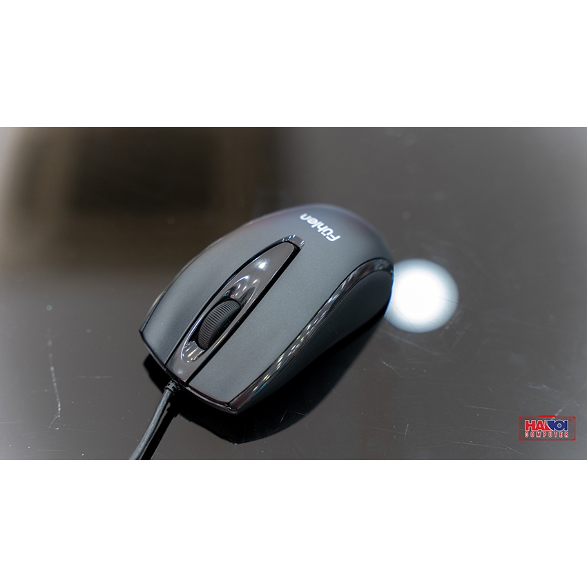 Chuột Máy Tính Fuhlen L102 USB 1000DPI Màu Đen Có Dây Cho Văn Phòng Laptop Bền Tới 3 Triệu Click | BigBuy360 - bigbuy360.vn
