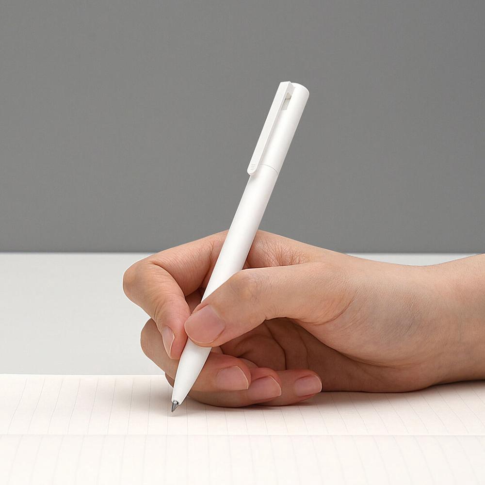 Bút Gel Xiaomi ABS Đơn Giản Màu Đen 0.5mm Đổ Lại Bút Trung Tính Cho Đồ Dùng Học Tập Văn Phòng Phẩm Sinh Viên Bút Mực Đen