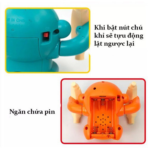 Khỉ Nhào Lộn Khỉ Xoay Cầm Chuối Đồ Chơi Khỉ Nhào Lộn Giải Trí Cho Trẻ Sơ Sinh Và Trẻ Nhỏ - PUPU HOUSE