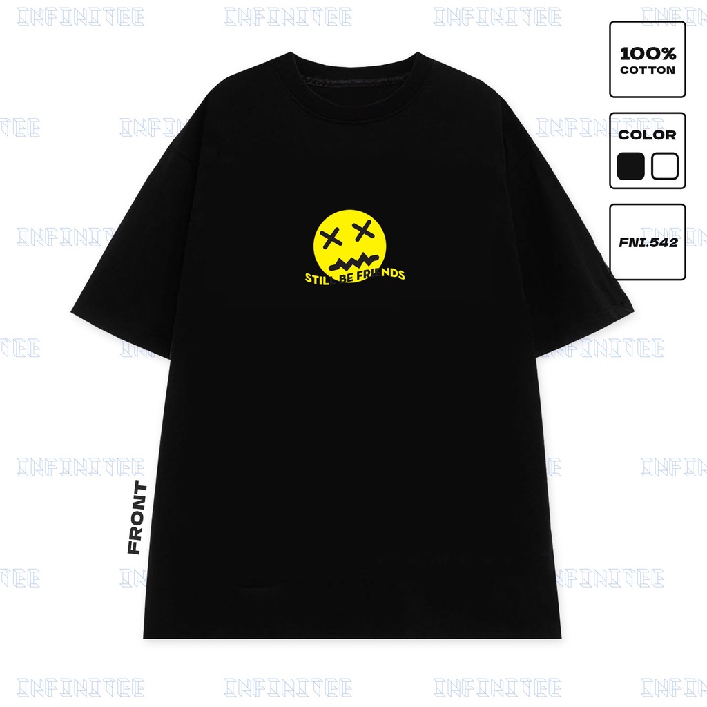 Áo thun INFINITEE Fni0542, Thun 100% Cotton - form rộng Unisex.