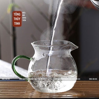Tống thủy tinh nhiều màu dung tích thường dùng nhất trong trà đạo 180ml