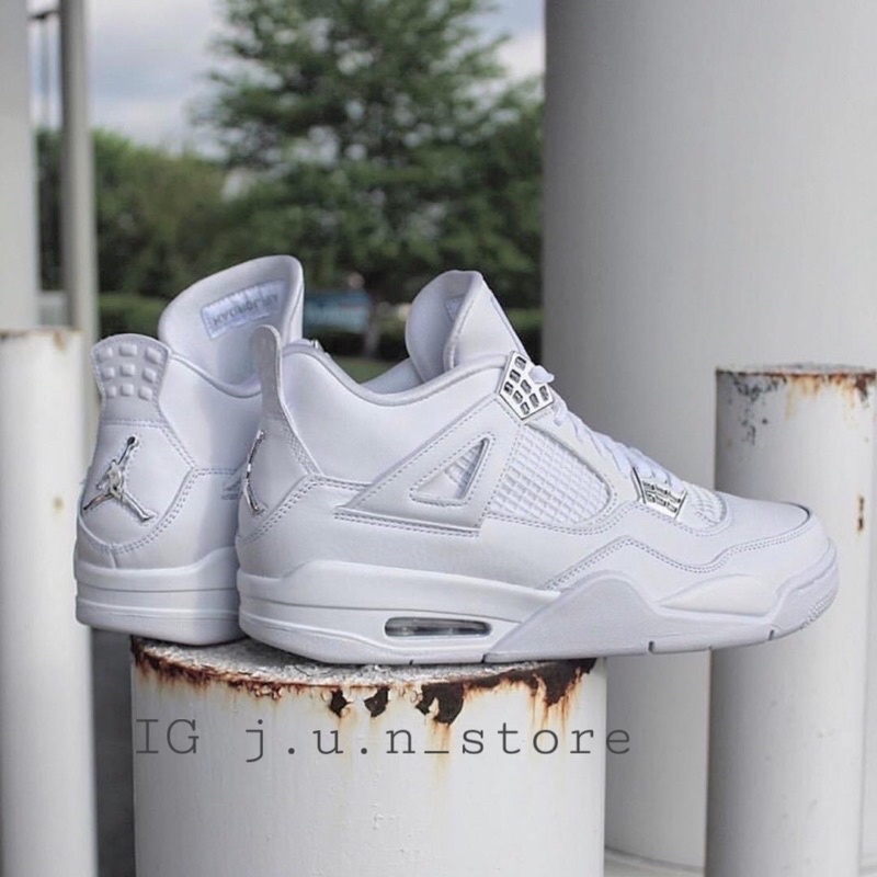 GIÀY JODAN4 RETRO FULL WHITE 1:1 SC [ FREESHIP + BOX ] | Shopee 