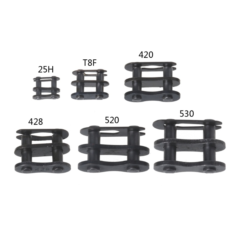 Li Xích Xe Máy Liên Kết 25H T8F 420 428 520 530 Đầu Nối Khóa Vòng