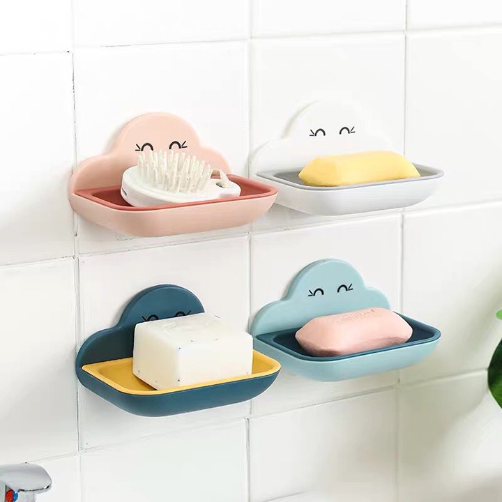 Kệ để xà bông xà phòng bằng nhựa hình đám mây trong nhà tắm