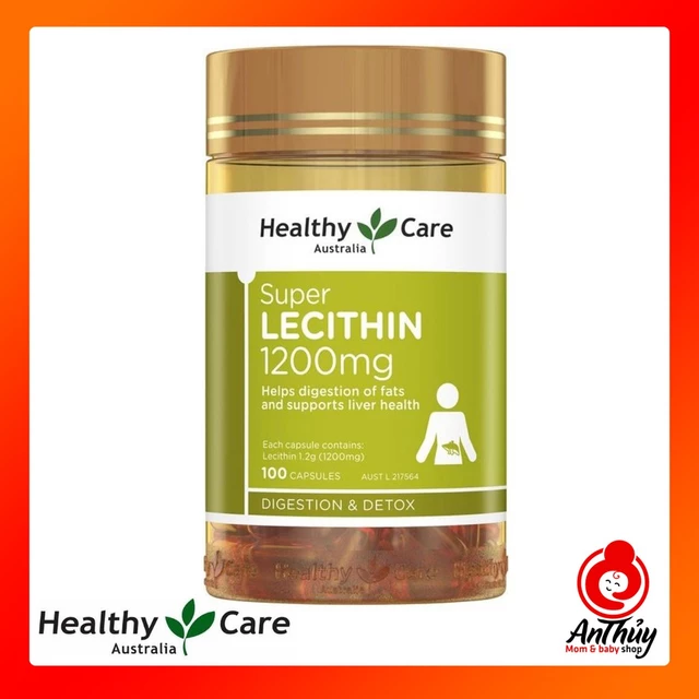 Mầm Đậu Nành Super Lecithin Healthy care 100 Viên