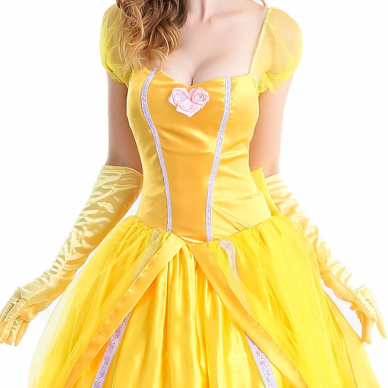 Người Lớn Mới Người Đẹp Và Quái Vật Belle Công Chúa Halloween Trang Phục Hóa Trang Cosplay Lạ Mắt Người Lớn Halloween Đảng Nhập Vai Chơi