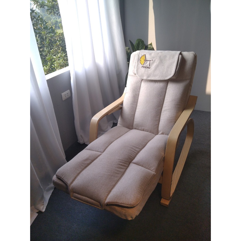 Ảnh Ghế Poang massage - ghế thư giãn bập bênh đệm massage 3