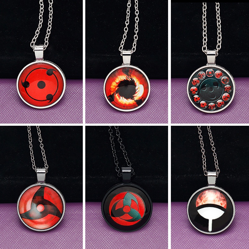 Vòng cổ Mặt Họa Tiết Anime Naruto Sharingan Shippuden 2022