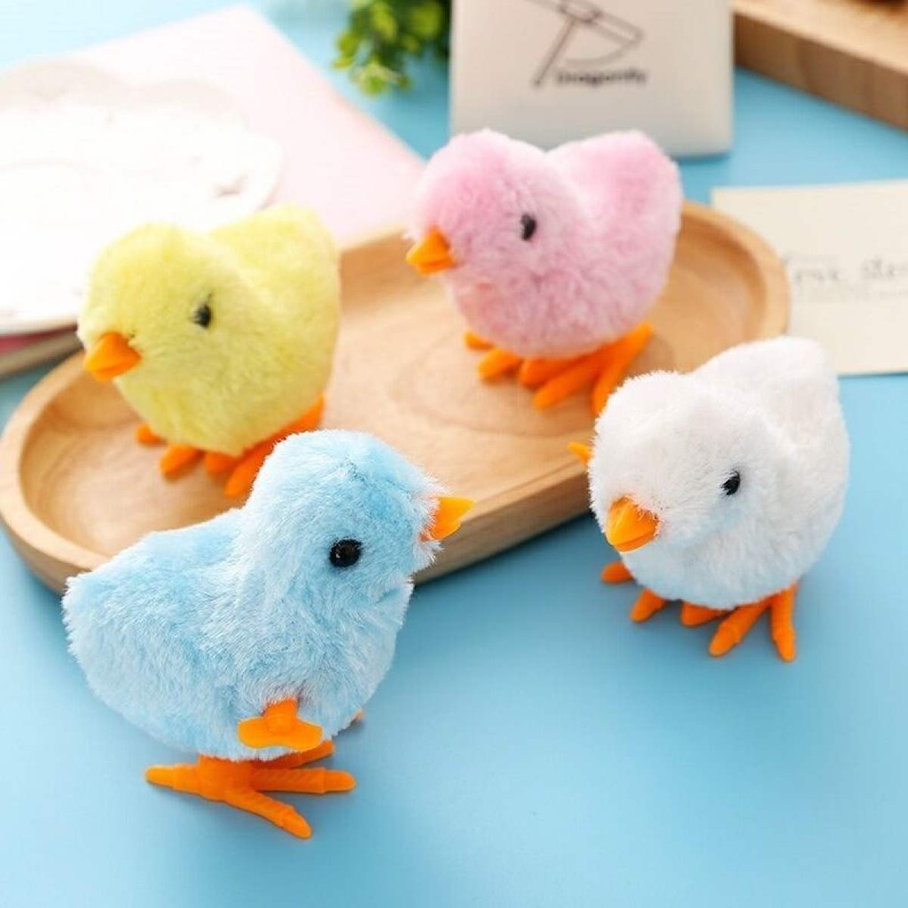 Đồ chơi gà con vặn cót💚CAM KẾT CHUẨN💚Gà con biết nhảy - Đồ Chơi Gà Con Vặn Dây Cót cute cho bé