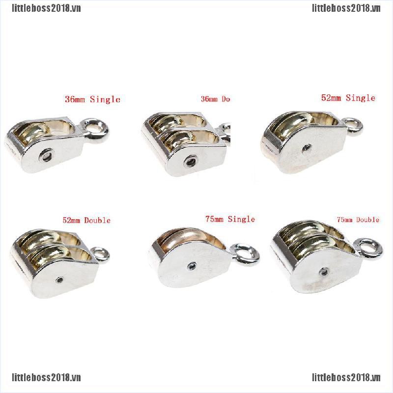 Ròng rọc đơn/kép mini bằng kim loại 36/52/75mm | Shopee Việt Nam