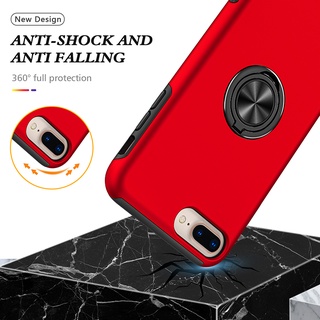 Ôp Điện Thoại Silicon Dẻo Siêu Mỏng Chống Sốc Chống Rơi Kèm Giá Đỡ Nhẫn Cho iphone 6 / 7 / 8 plus se 2020 / 2022 Ốp