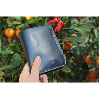 Ví Da Đứng HAVIAS Da Bò sáp Pullup gập đôi mẫu mã sành điệu VERTICAL
