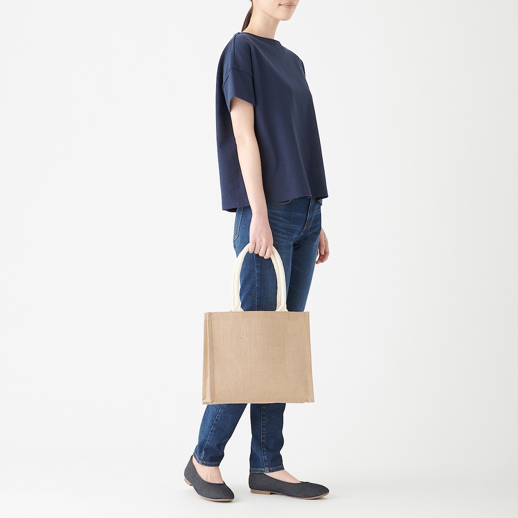 Ảnh Túi My Bag B5 Vải Sợi Đay MUJI 4