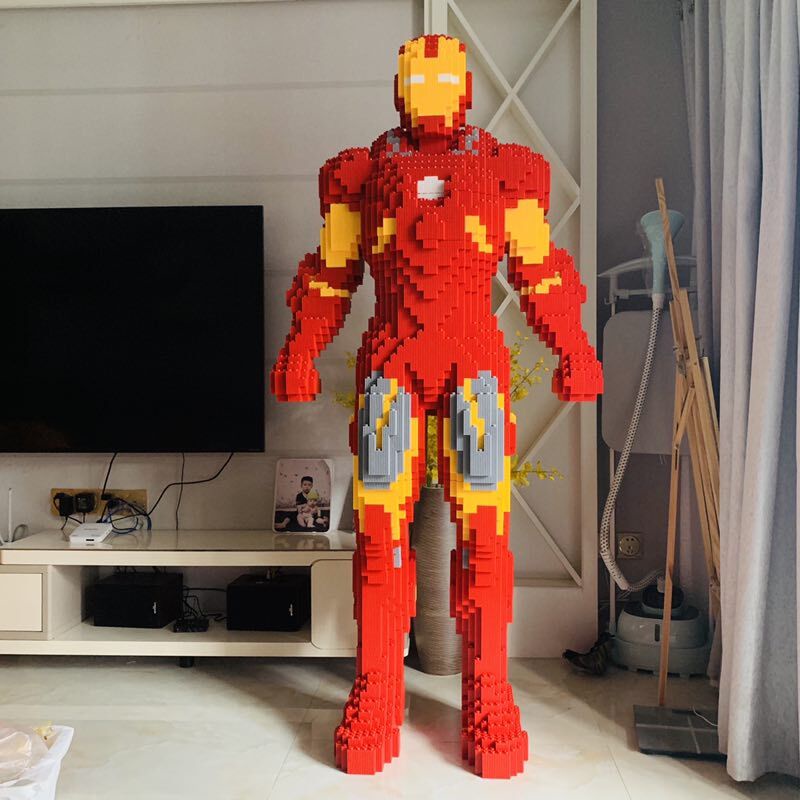 Đồ Chơi Lắp Ráp Cho Bé Xếp Hình 3D Ironman Khổng Lồ King Of Gifts | Shopee  Việt Nam