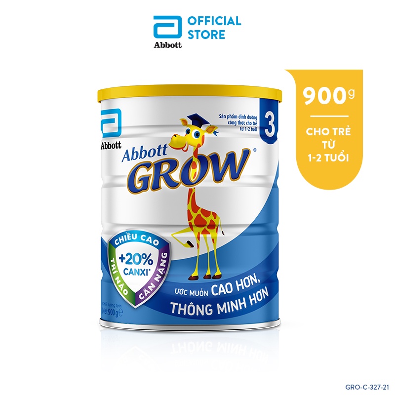 Sữa bột Abbott Grow 3 900g