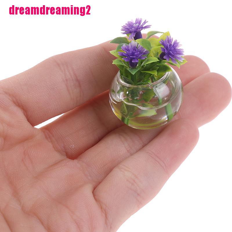 Chậu cây mini trang trí nhà búp bê tỉ lệ 1:1