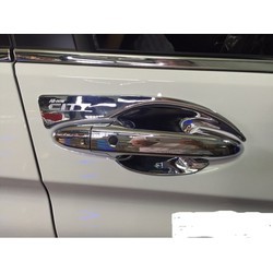 Ốp Tay nắm, hõm cửa xe Honda City đời 2015 ->2020, 2021 - ĐẾN NAY -  Mạ Crom cao cấp