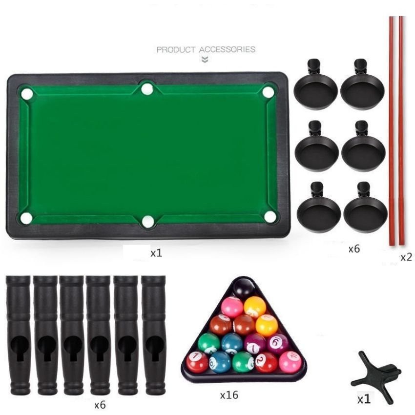 Đồ Chơi Bàn Bi A Mini Thể Thao 6 Chân Chắc Chắn, Nhựa Siêu Bền, Mô Phỏng Thật