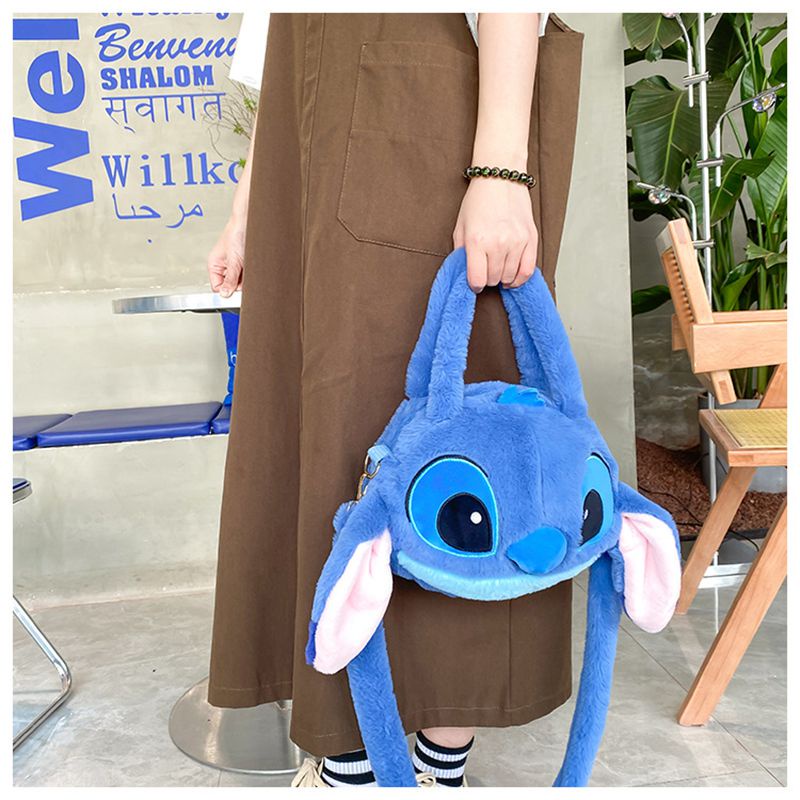 Disney Lilo & Stitch Cartoon Stitch Plush Handbag Cute Messenger Bag Girl Gift
