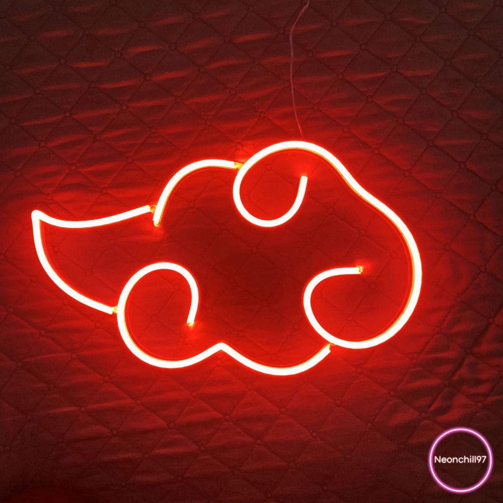 Đèn led neon Akatsuki Neonchill97, 35 x 25 cm, màu đỏ, led decor phòng ...