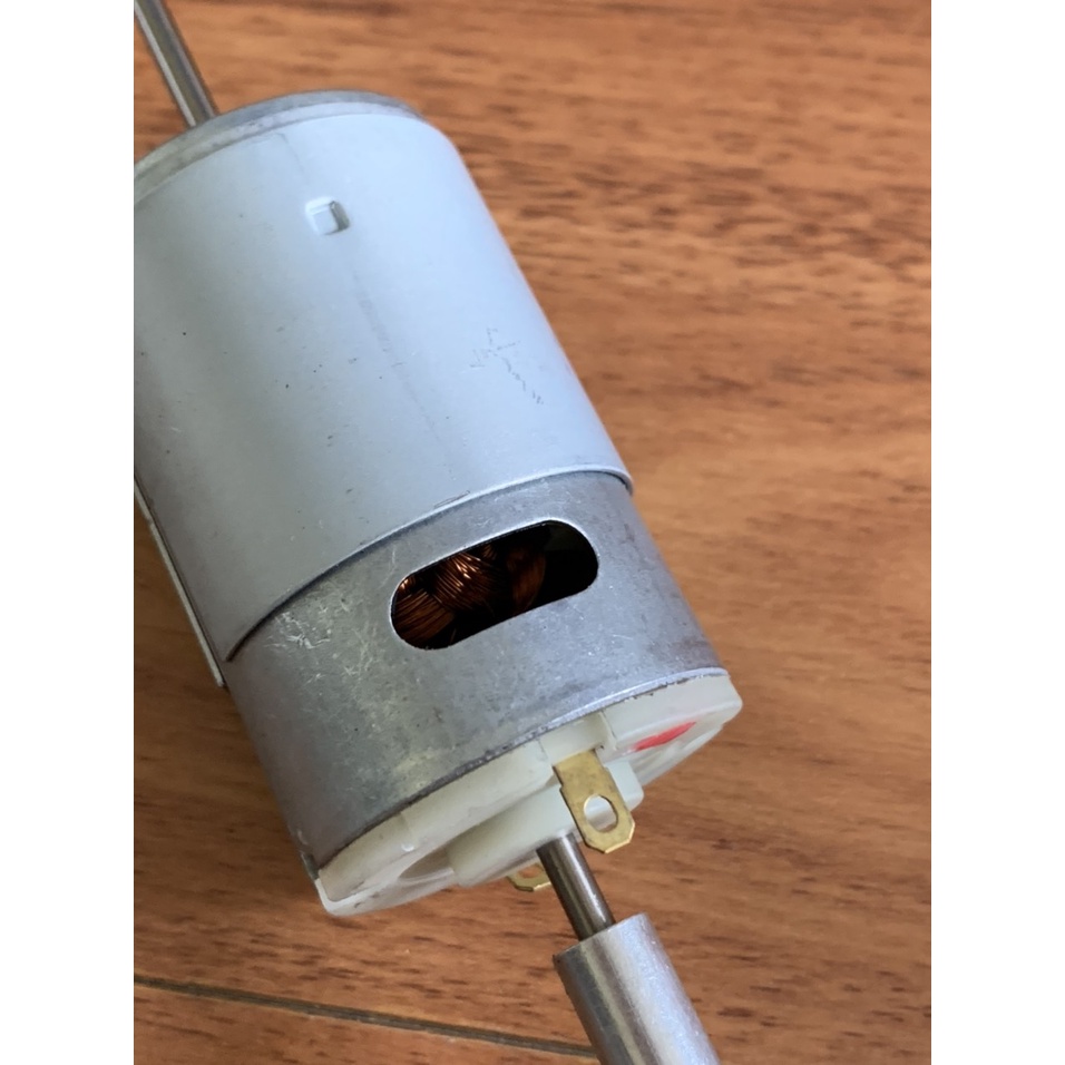 [Motor dây đồng 555] 12v DC đã lắp sẵn đầu nối chế quạt sạc tích điện, quạt kẹp bình, phù hợp với quạt cây, quạt bàn