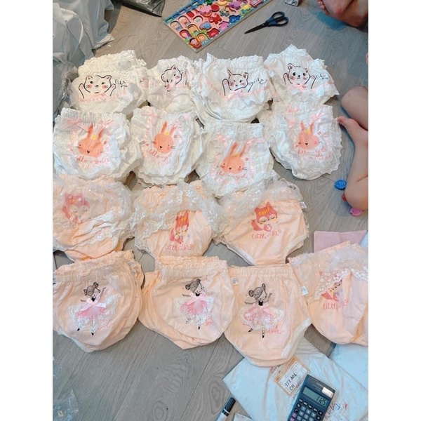 [Hàng Sẵn] Quần chip ren phong cách lolita cho bé