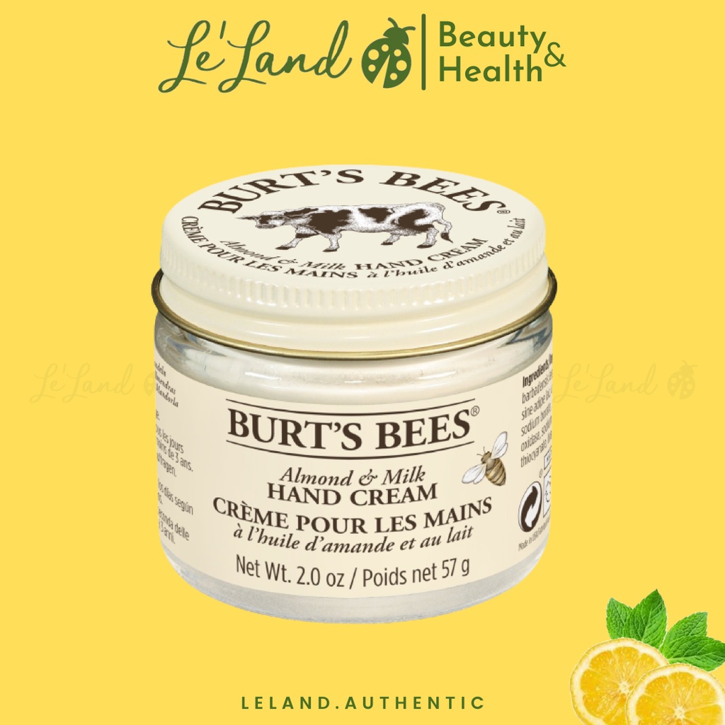 Bill US Kem Dưỡng Tay Almond & Milk Hand Cream Burt's Bees 57gr Shopee Việt Nam