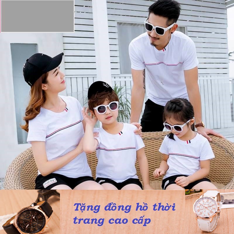 TẶNG ĐỒNG HỒ CAO CẤP_Áo Gia Đình Cao Cấp Bán chạy nhất 2019