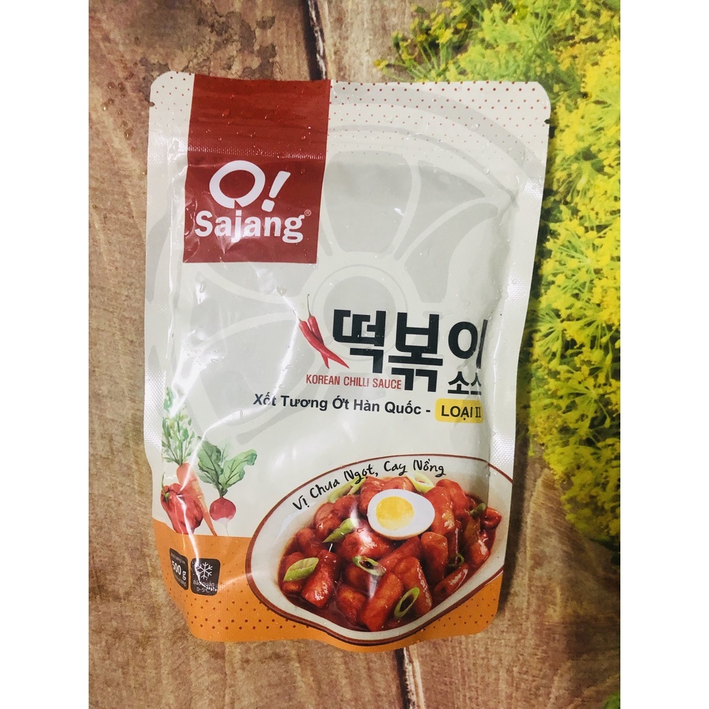 500g sốt tương ớt nấu tokbokki số 2 vị chua ngọt cay nồng