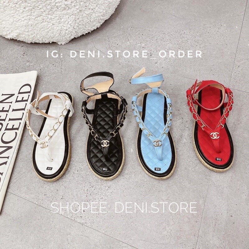 SẴN-Ảnh thật - Loại xịn-Dép sandal cói đi biển Hiền Hồ 3 màu -Full size hàng đẹp