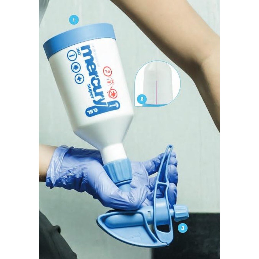 Bình xịt cầm tay 360 độ bơm 2 chiều Kwazar MERCURY SUPER PRO xuất xứ Ba Lan