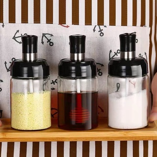 Lọ Đựng Gia Vị, Hũ Đựng Gia Vị Kèm Muỗng Mẫu Mới Cam Homeware