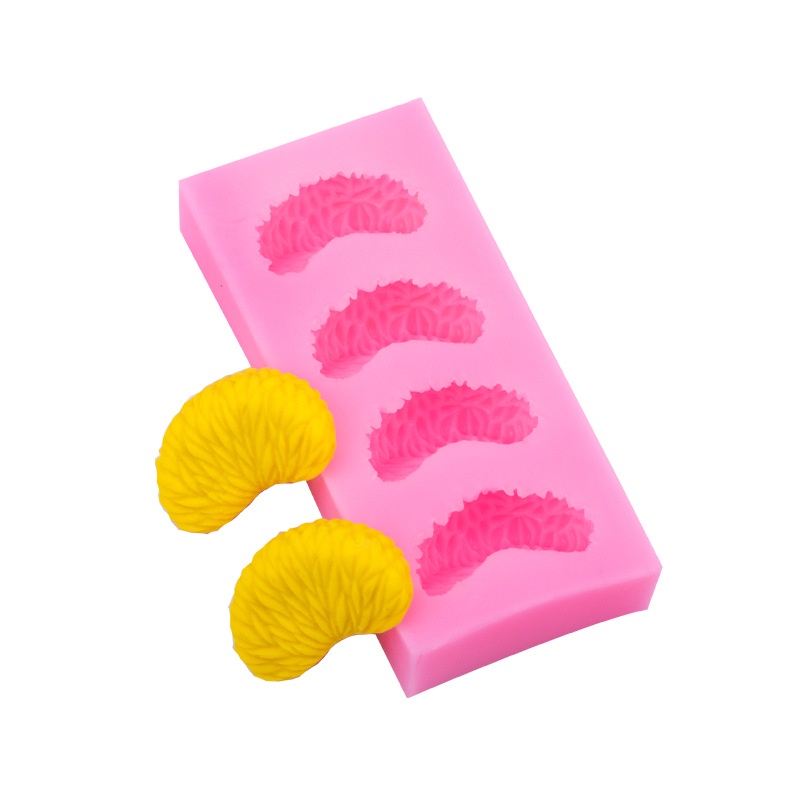 Khuôn Silicon Làm Bánh Kẹo Socola Hình Dâu Tây / Việt Quất / Cam Độc Đáo diy
