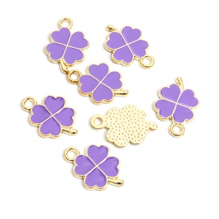 Set 4 Mặt Trang Sức Hình Cỏ Bốn Lá