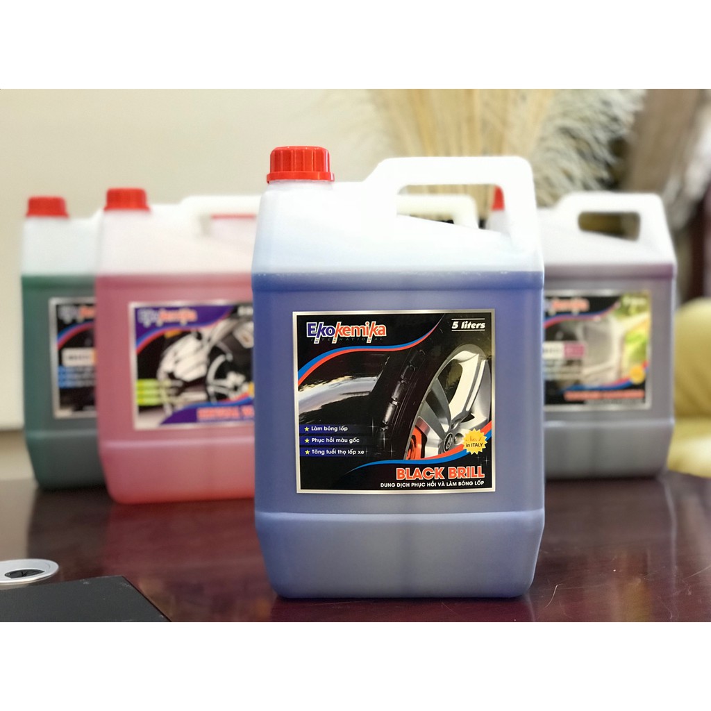 Dung dịch làm bóng, bảo dưỡng lốp BLACK BRILL-5L