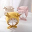 Mũ nỉ 2 lớp dày buộc dây cho bé 0 - 2 tuổi - hình sừng hươu