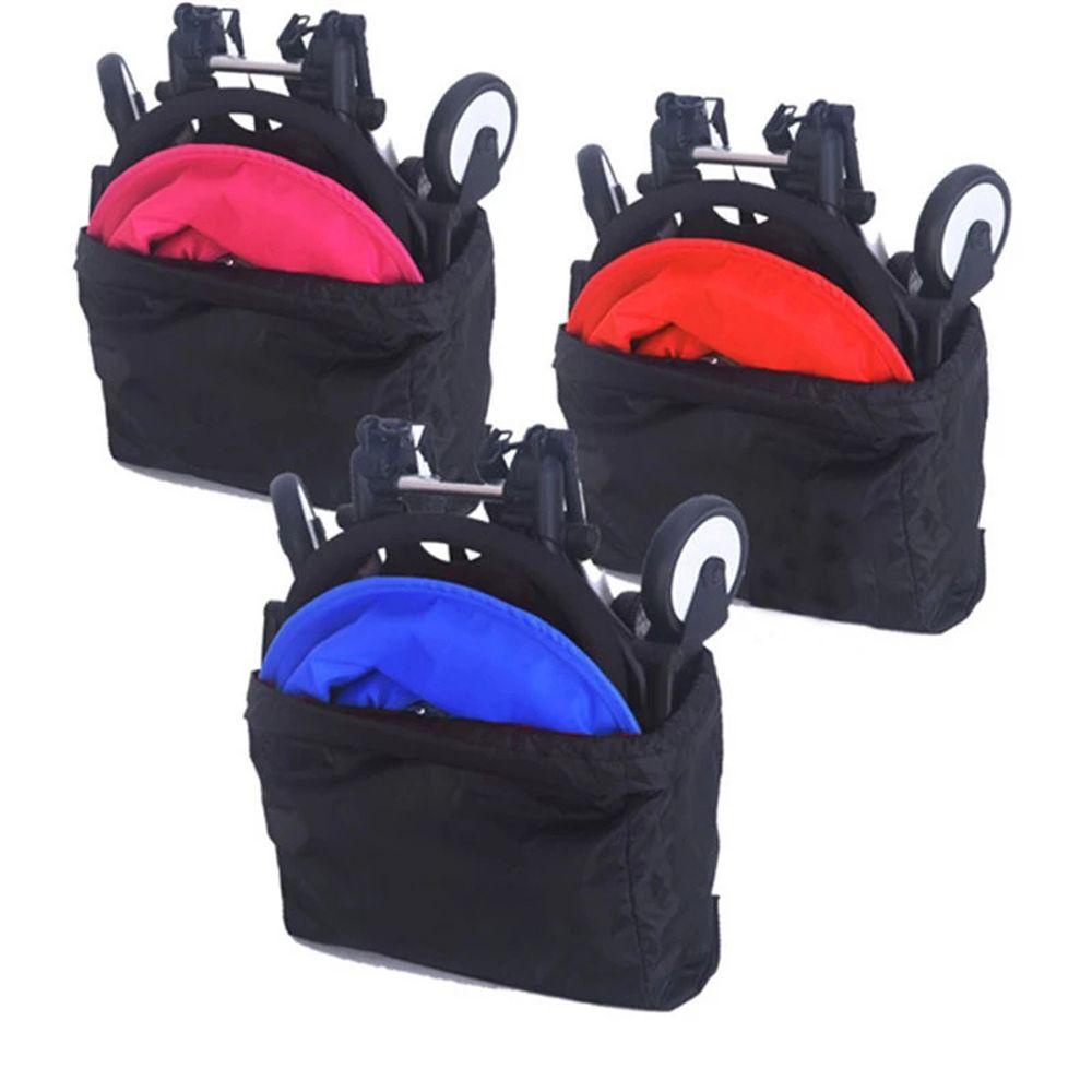DELMER Xe Đẩy Túi Xe Đẩy Túi Bảo Quản Có Thể Gập Lại Đa Năng Đen Chống Bụi Pram Tổ Chức