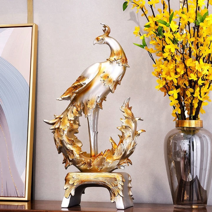 Đồ thủ công Phượng Hoàng Đồ trang trí phòng ngủ Giá rượu vàng chất lượng cao Trang trí phòng khách và phòng ăn Đồ trang trí phong cách Châu Âu Đồ trang trí phòng khách Đồ trang trí phòng khách
