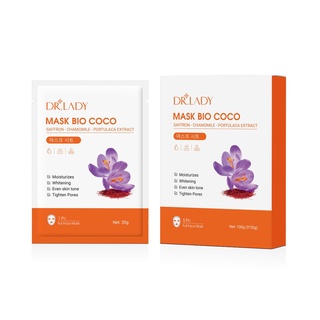 [Dr.Lady Chính Hãng] Mặt Nạ Dừa Dr.Lady Bio Coco Dưỡng Ẩm Da, Dưỡng Trắng Da, Giúp Làm Đều Màu Da