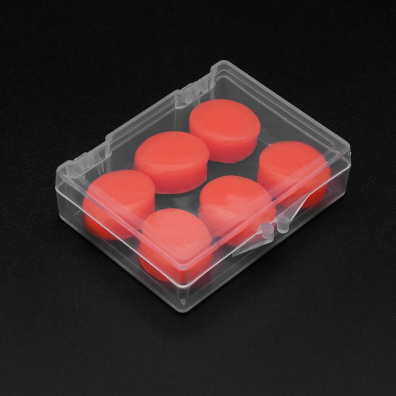 BTM 6 Nút Tai Bảo Vệ Tai Cắm Silicon Mềm Chống Thấm Nước Chống Ồn Tai Nghe Bảo Vệ Bơi Tắm Thể Thao Dưới Nước