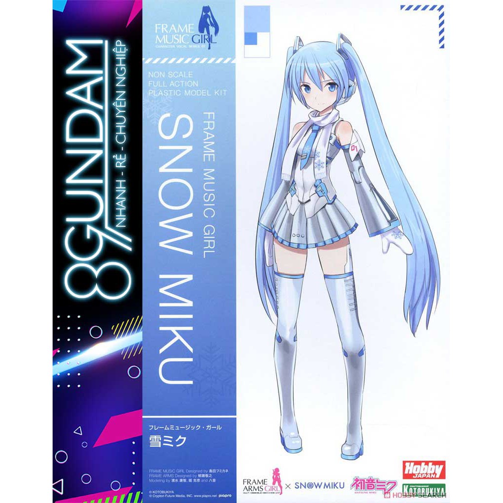 Mô Hình Lắp Ráp Frame Music Girl Snow Miku | Shopee Việt Nam