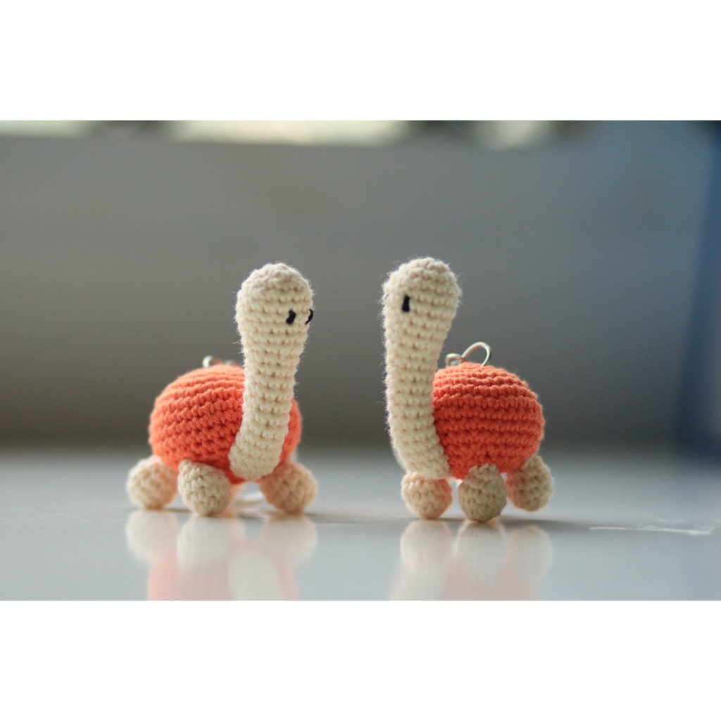 Móc khóa con rùa bằng len - Sản phẩm nhồi bông handmade Fingers House ...