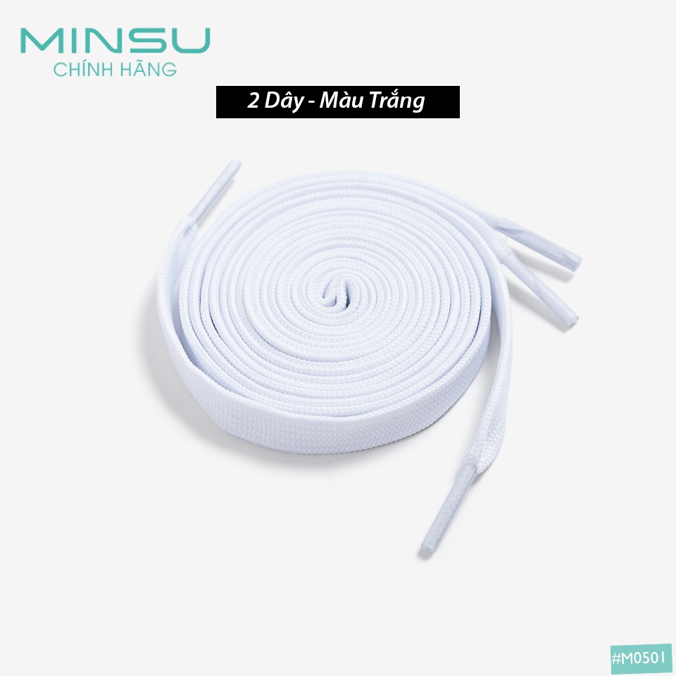 Ảnh Dây Giày Thể Thao Sneaker Dẹp Nam Nữ Chính Hãng Cổ Thấp và Cổ Cao MINSU M0501 Chất Lượng Cao 120 & 160cm Shoelace Jordan 4