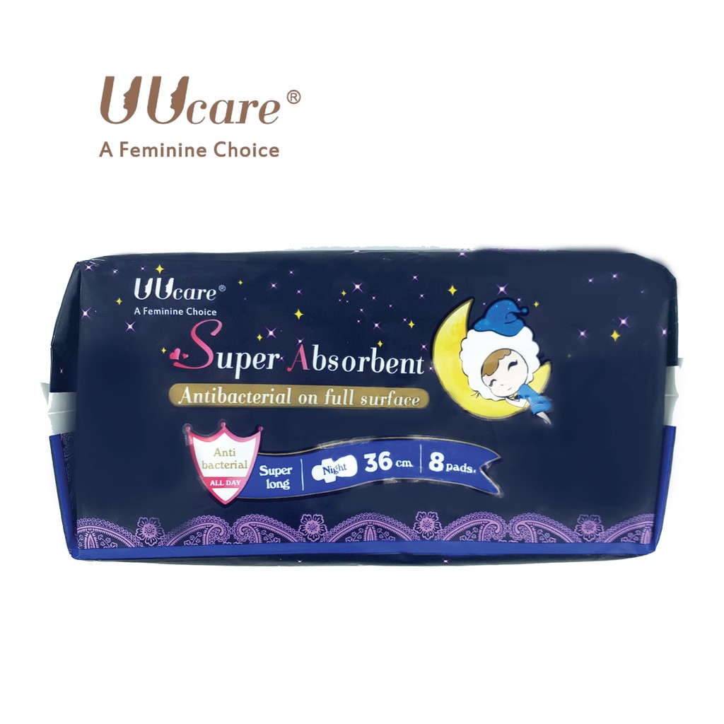 Ảnh Băng vệ sinh UUcare Singapore Young Girl ban đêm 36cm 3