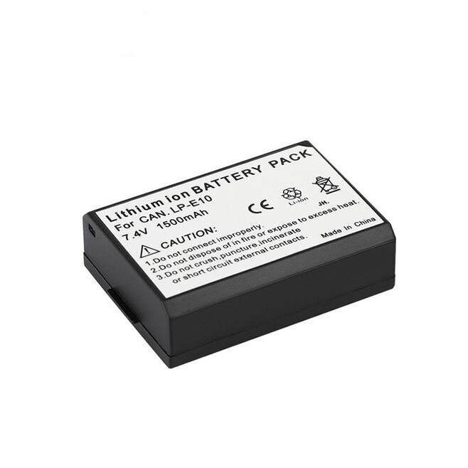 Batería Para Canon Modelo Lp-e10, 7,4v, 1100mah/8,1wh, Li-ion