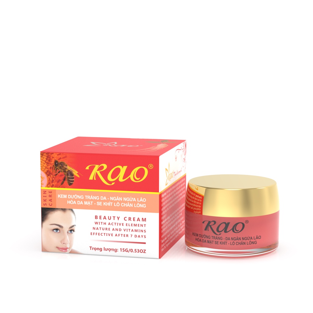 Kem Rao Kem dưỡng trắng, lão hóa, Se khít lỗ chân lông RAO Kem lão hóa Rao