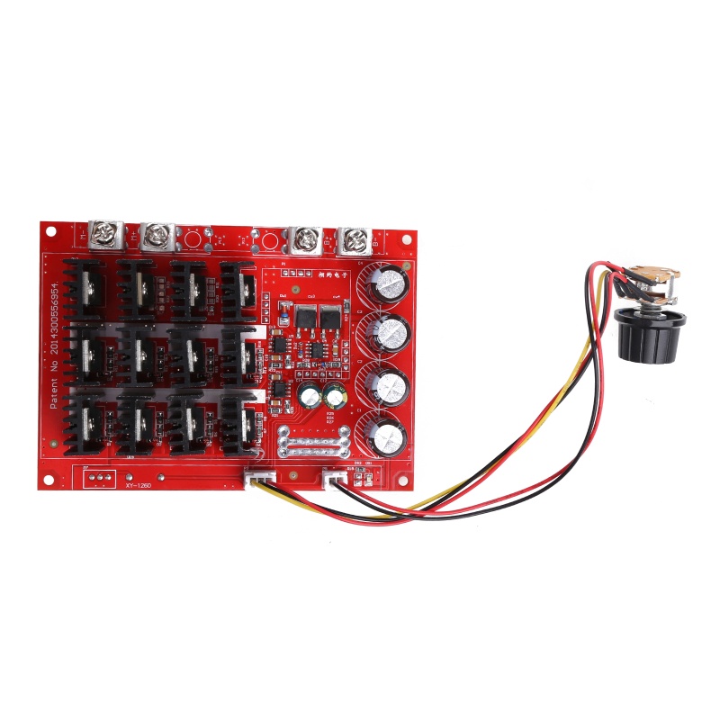 Yoo DC 10-50V 60A Điều khiển tốc độ động cơ Điều khiển PLC HHO RC 3000W MAX 12V 24V 48
