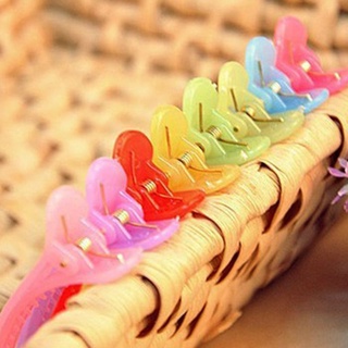 1 Kẹp Tóc Màu Kẹo Bán Trong Suốt Không Trượt Cho Nữ