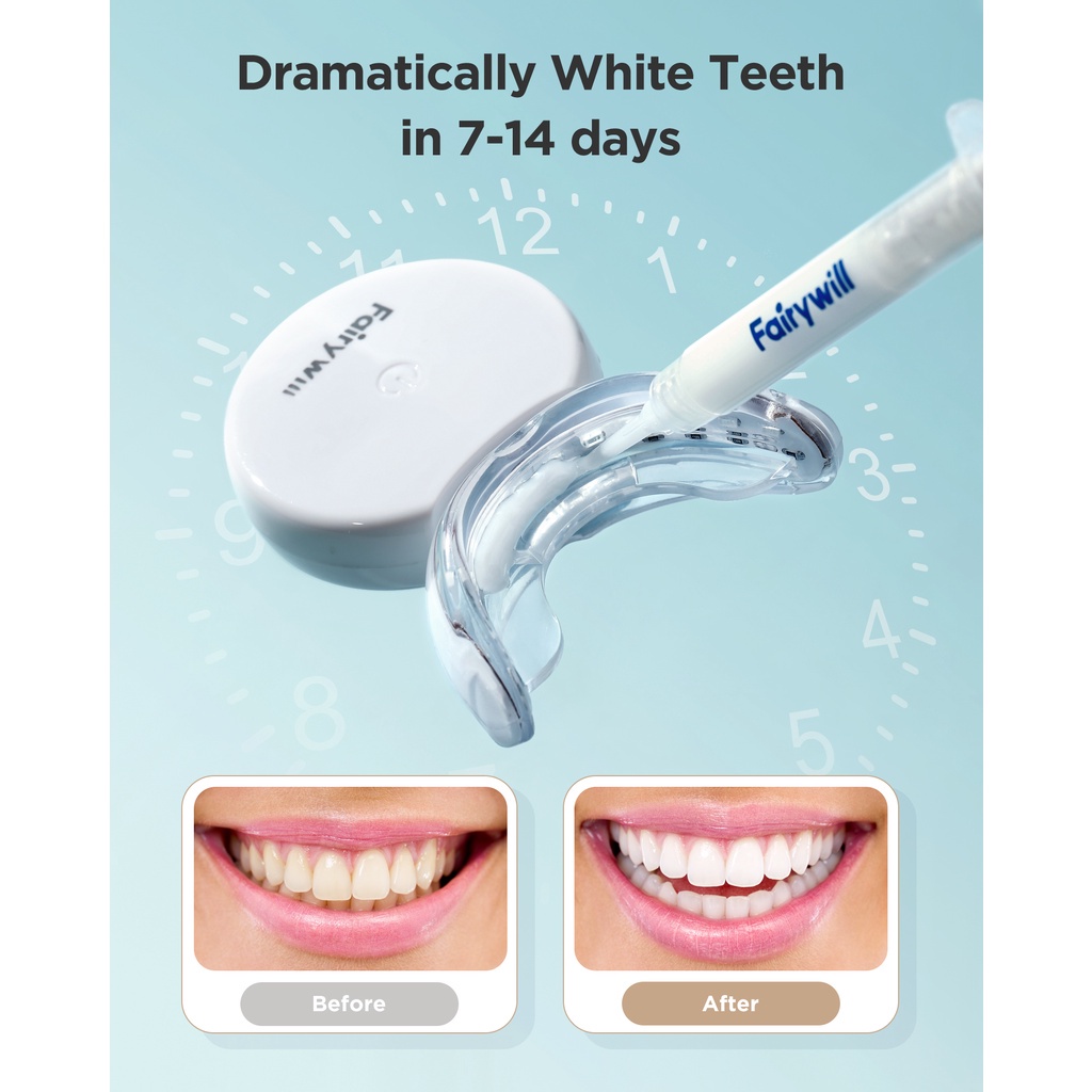 Ảnh Bộ làm trắng răng Fairywill có đèn LED L6 4